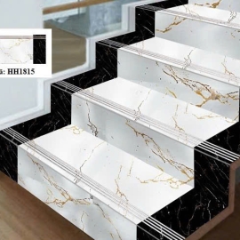 Đá Trắng Sứ Kết Hợp Đá Đen Tia Chớp