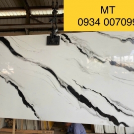 Đá Trắng Sứ Vân Đen