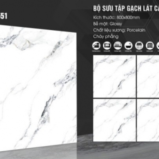 TASA 80*80 BÓNG BD8551