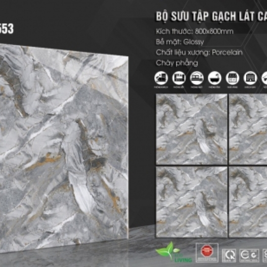 TASA 80*80 BÓNG BD8553